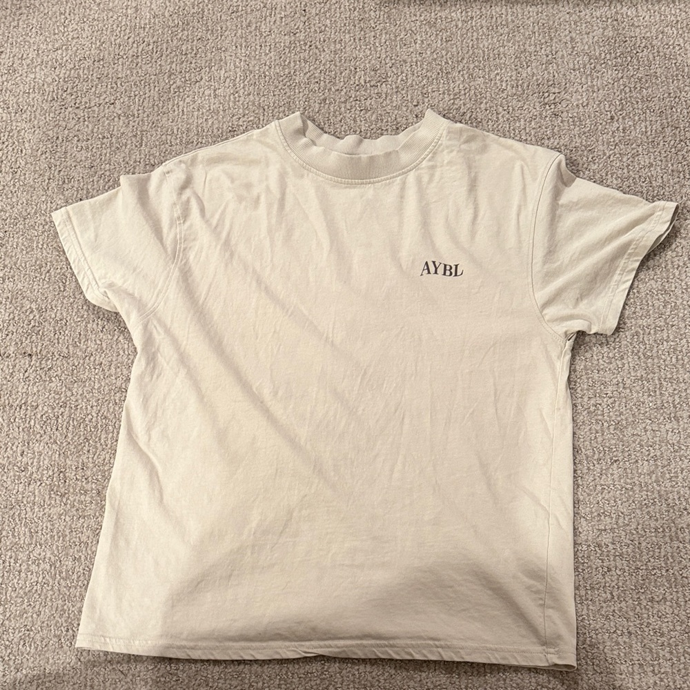 AYBL Off-White Short Sleeve Tee